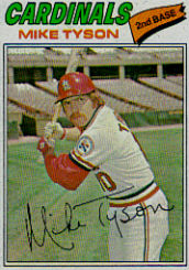 1977 Topps Baseball Cards      599     Mike Tyson